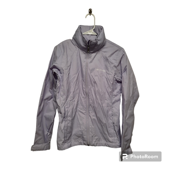 COLUMBIA (Women's Small) Lightweight Windbreaker Jacket Lavender Purple - Picture 1 of 7